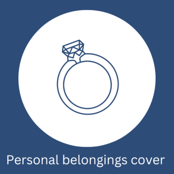 Personal belongings cover