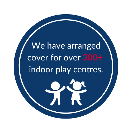 Play centre insurance sticker.