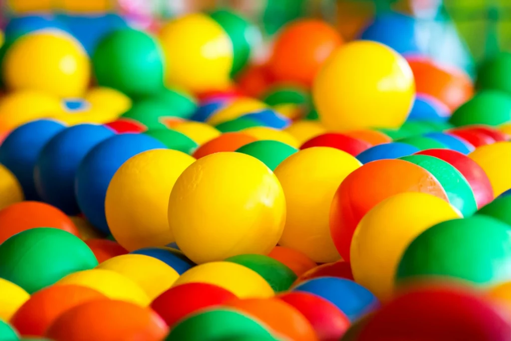 Balls in ball pit.