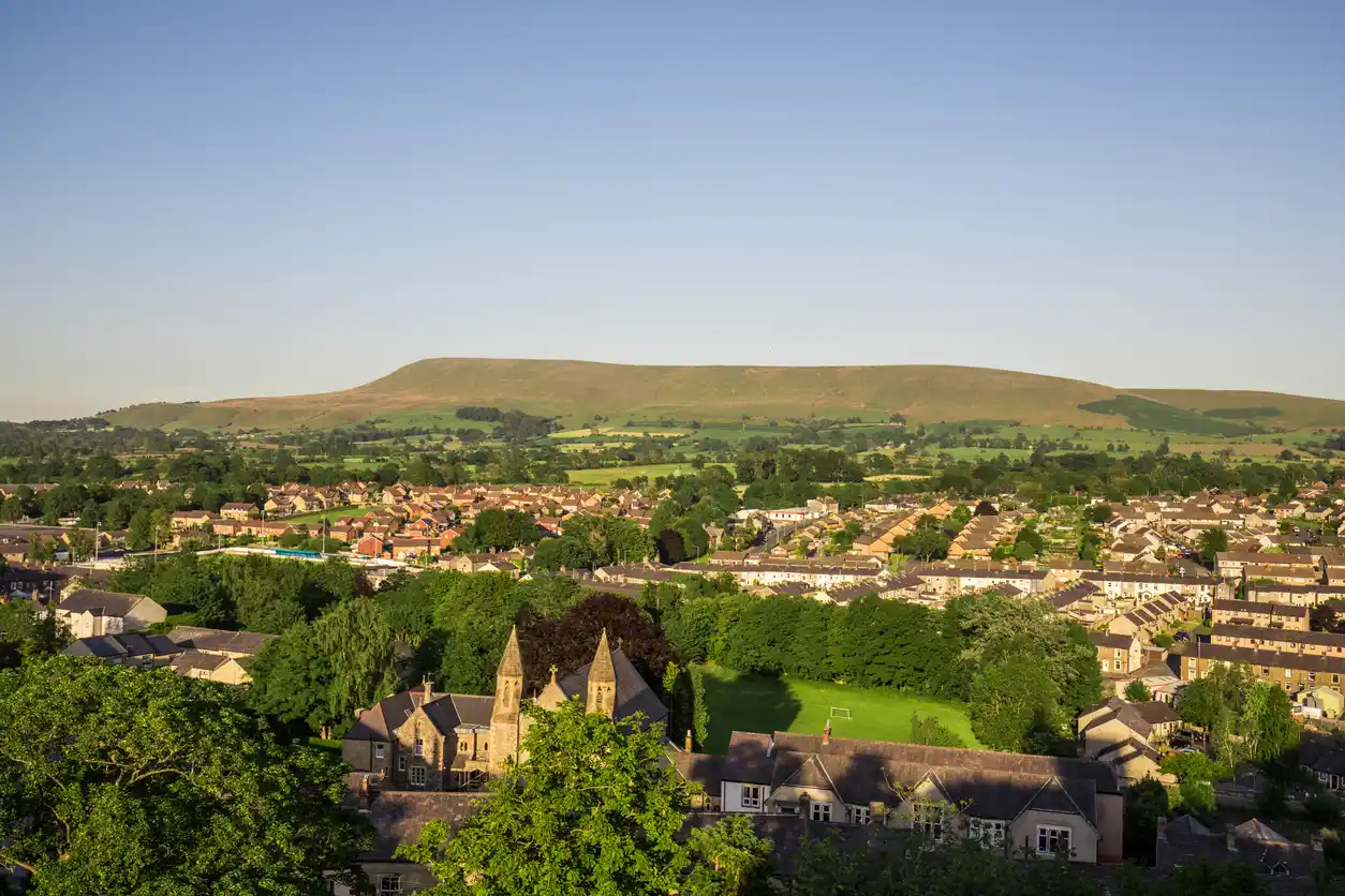 Lancashire countryside near David J Miller Insurance Brokers